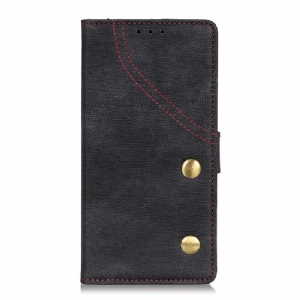 Case Für Sony Xperia 10 Plus Stoffbezug Mit Nähten