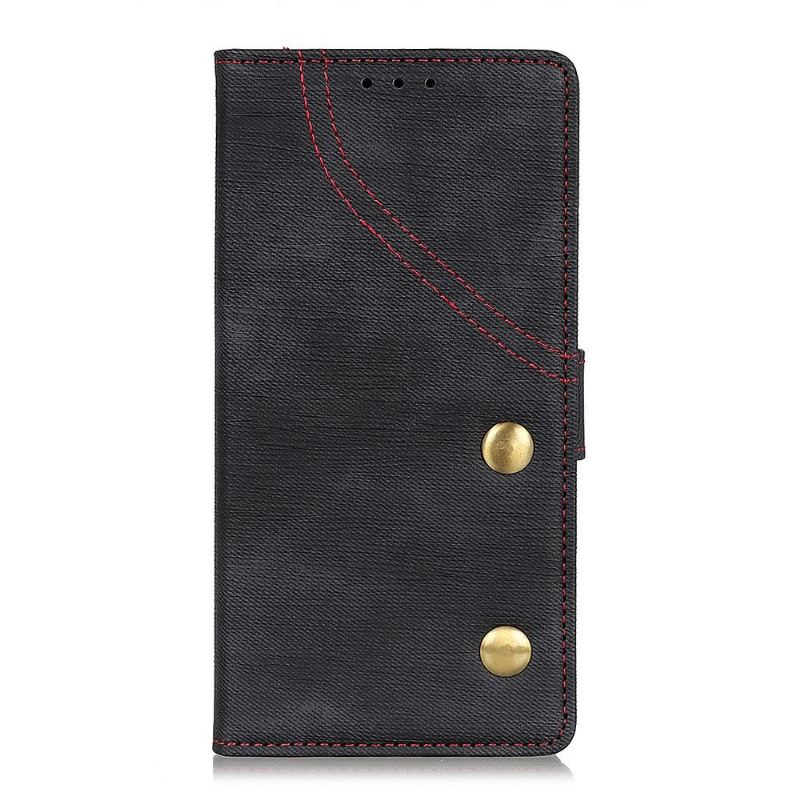 Case Für Sony Xperia 10 Plus Stoffbezug Mit Nähten