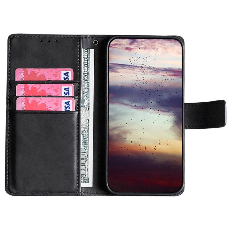 Flip Case Für Xiaomi 12T / 12T Pro Hautberührungskrokodil