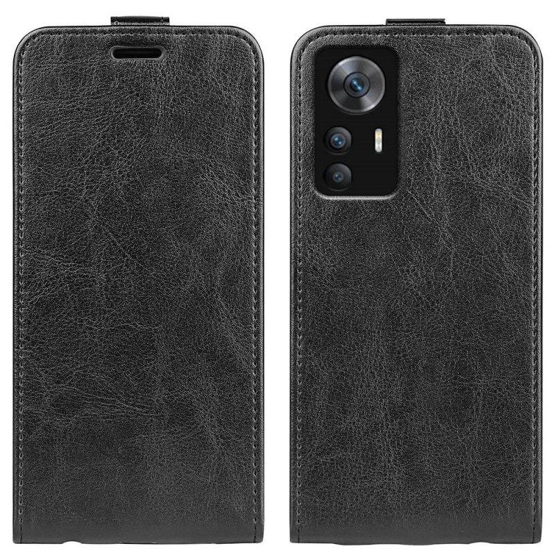 Lederhüllen Für Xiaomi 12T / 12T Pro Flip Case Vertikale Klappe