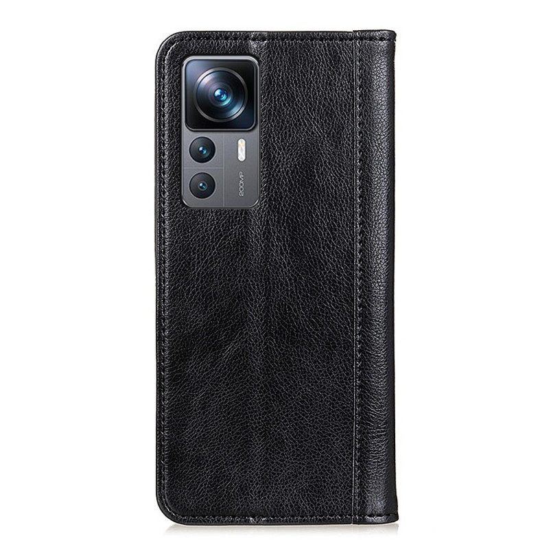 Schutzhülle Für Xiaomi 12T / 12T Pro Flip Case Spaltleder