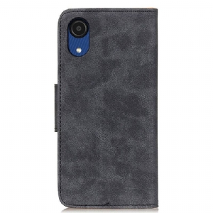 Case Für Samsung Galaxy A03 Core Edouard Kunstleder Vintage