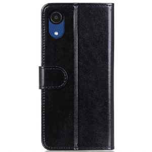 Case Für Samsung Galaxy A03 Core Flip Case Folio Kunstleder Stützfunktion