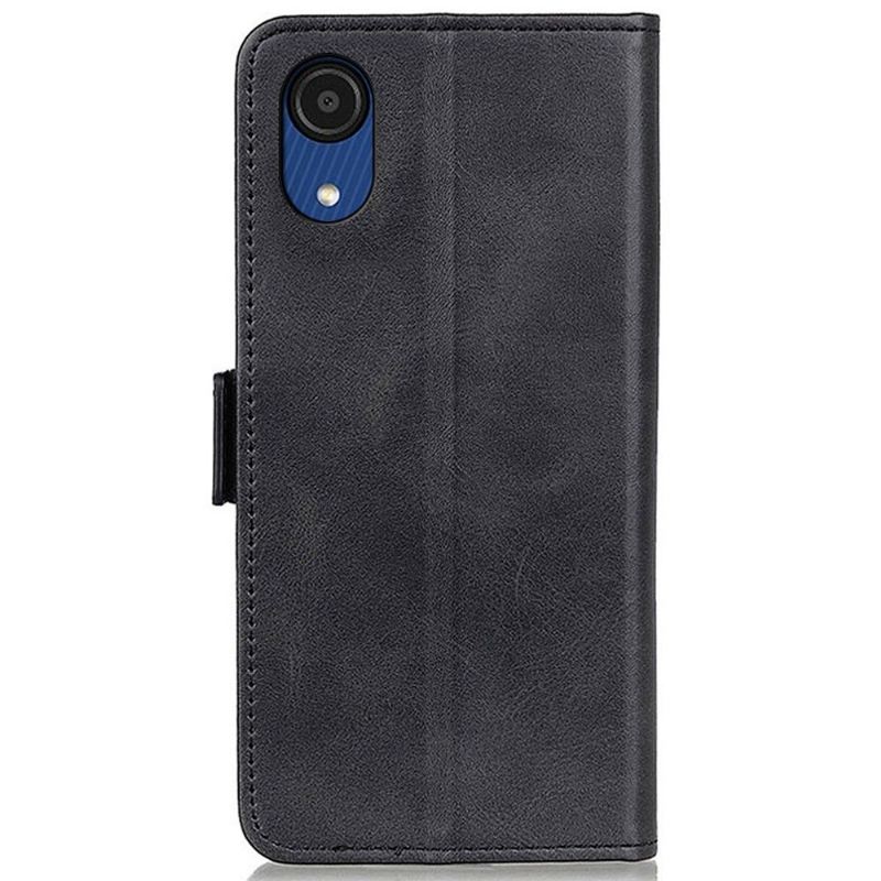 Case Für Samsung Galaxy A03 Core Geldbörse Mattes Kunstleder