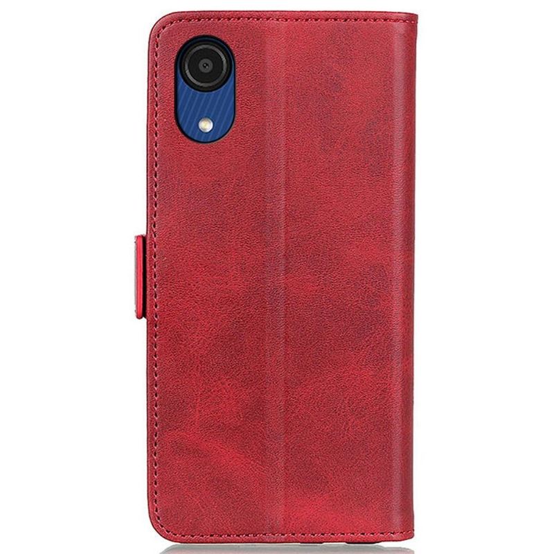 Case Für Samsung Galaxy A03 Core Geldbörse Mattes Kunstleder