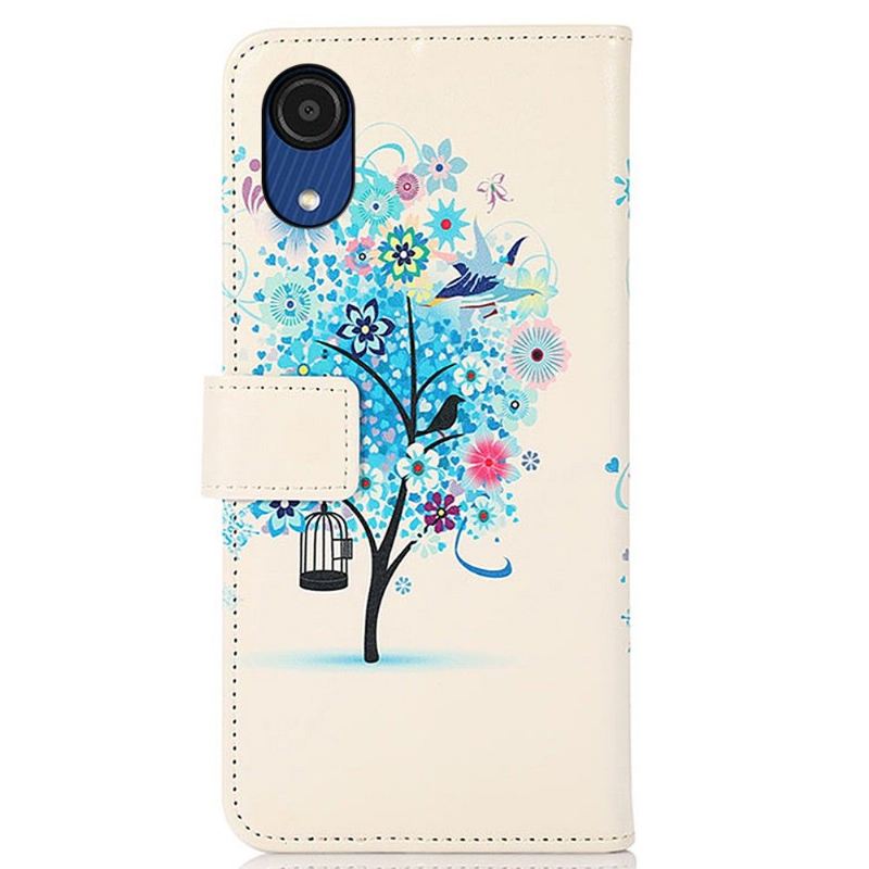 Flip Case Für Samsung Galaxy A03 Core Blauer Baum