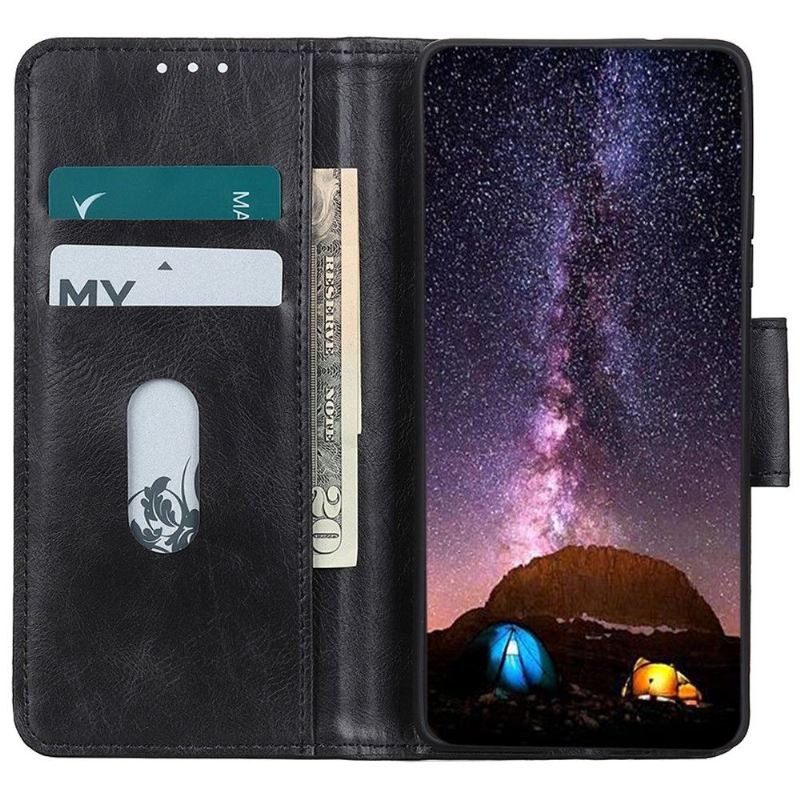 Flip Case Für Samsung Galaxy A03 Core Flip Case Folio Kunstleder Stützfunktion