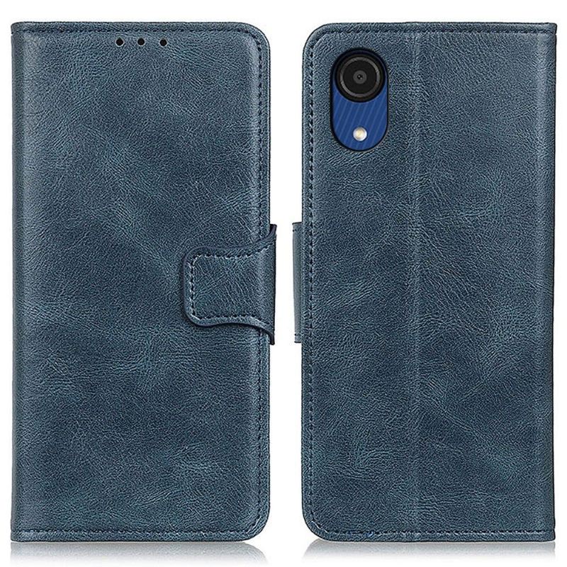 Flip Case Für Samsung Galaxy A03 Core Flip Case Folio Kunstleder Stützfunktion