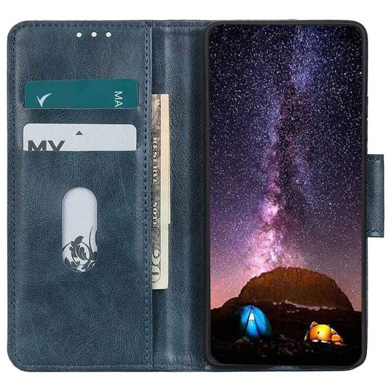 Flip Case Für Samsung Galaxy A03 Core Flip Case Folio Kunstleder Stützfunktion