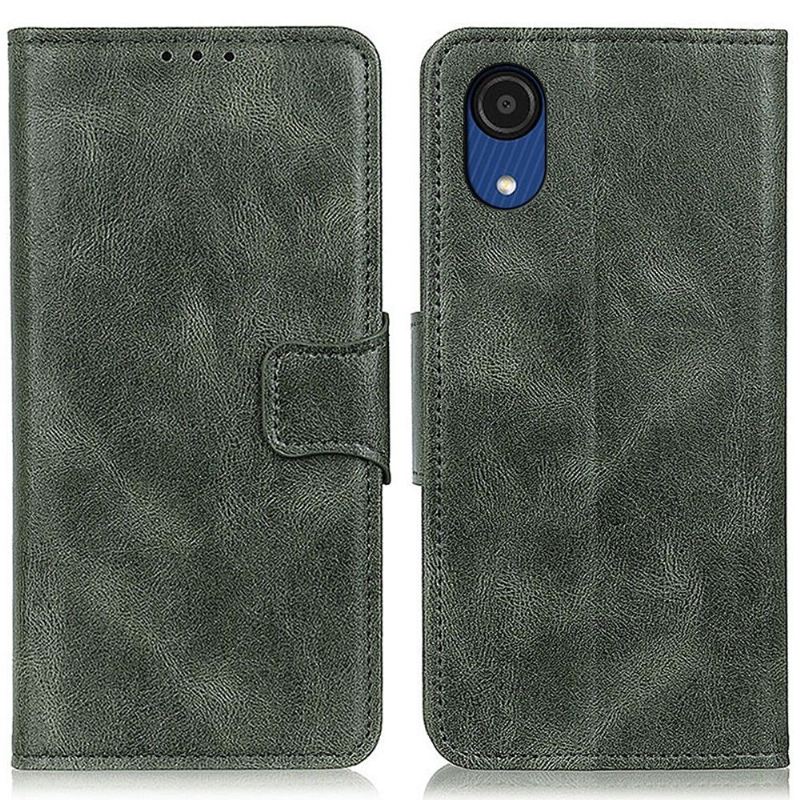 Flip Case Für Samsung Galaxy A03 Core Flip Case Folio Kunstleder Stützfunktion