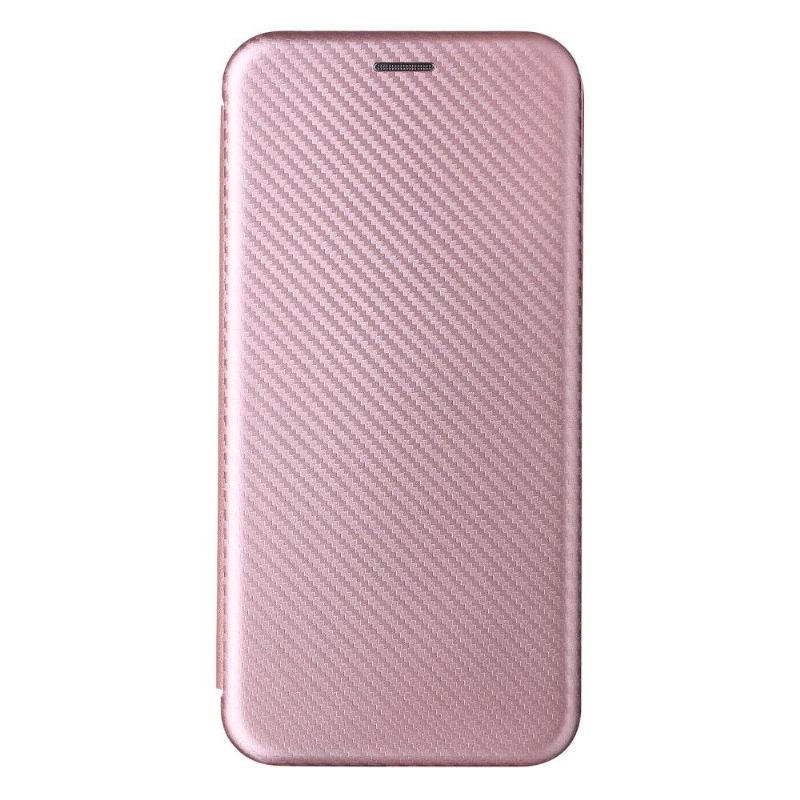 Flip Case Für Samsung Galaxy A03 Core Kohlefaser-kunstleder