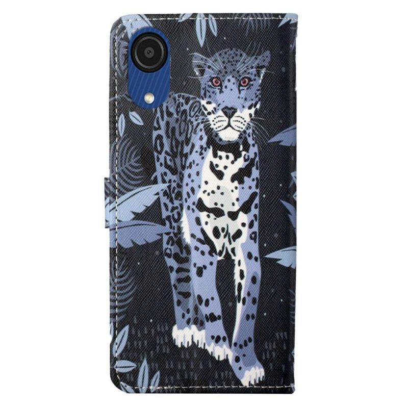 Flip Case Für Samsung Galaxy A03 Core Leopard