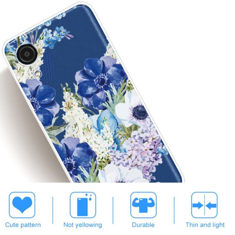 Handyhülle Für Samsung Galaxy A03 Core Schutzhülle Blumen