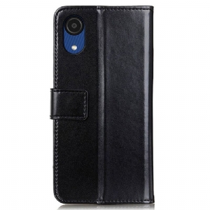 Lederhüllen Für Samsung Galaxy A03 Core Flip Case Folio Aus Kunstleder Melodie