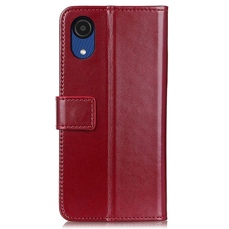 Lederhüllen Für Samsung Galaxy A03 Core Flip Case Folio Aus Kunstleder Melodie