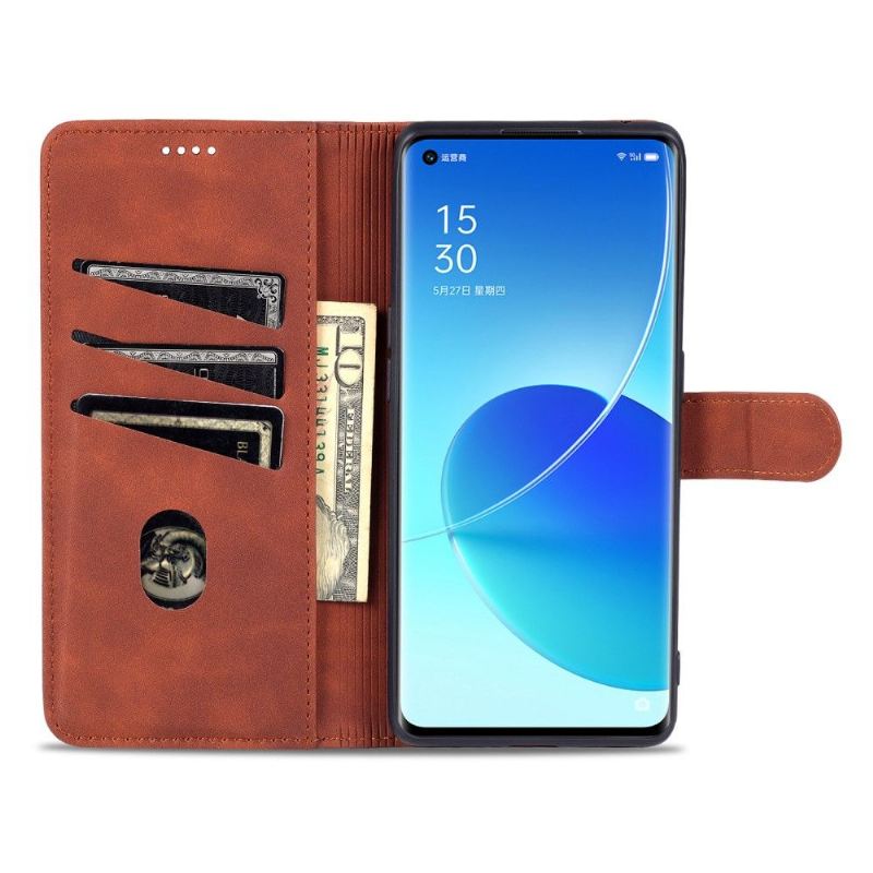 Case Für Oppo Reno 6 5G Schutzhülle Flip Case Inhaber Der Azns-karte