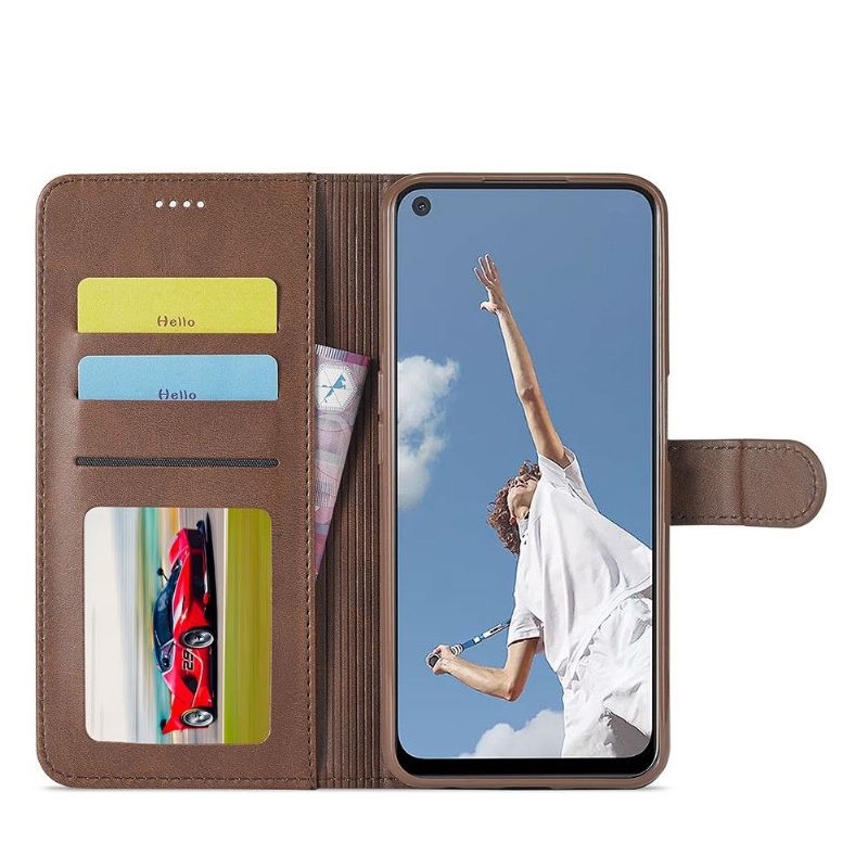 Flip Case Für Oppo Reno 6 5G Ledereffekt Lc.imeeke