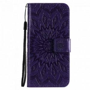 Flip Case Für Oppo Reno 6 5G Sonnenblume