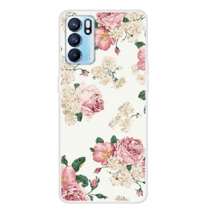 Handyhülle Für Oppo Reno 6 5G Blumen