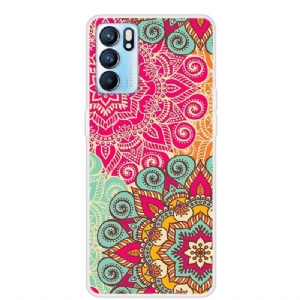 Handyhülle Für Oppo Reno 6 5G Retro-mandala