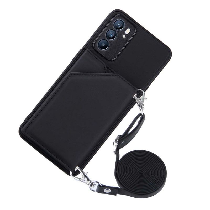 Hülle Für Oppo Reno 6 5G Aude Lanyard Mit Mehreren Fächern