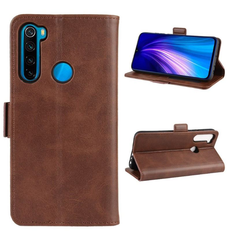 Case Für Xiaomi Redmi Note 8T Brieftasche Geldbörse Mit Matter Ledereffektbeschichtung