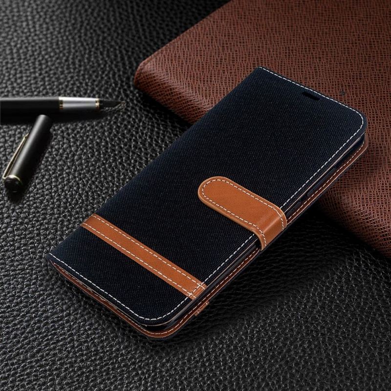 Case Für Xiaomi Redmi Note 8T Flip Case Stoffhüllenfolie