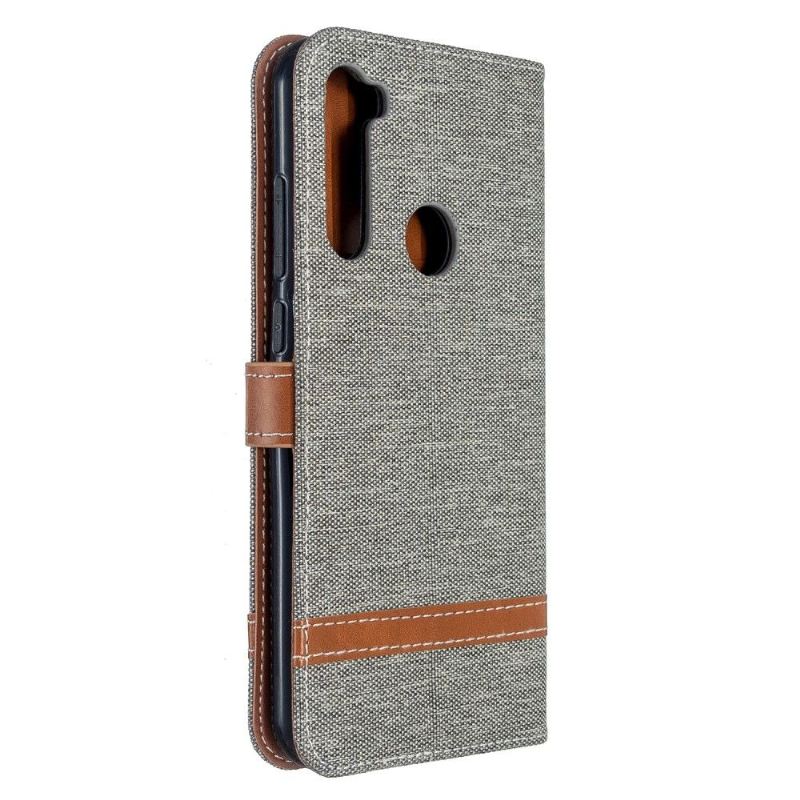 Case Für Xiaomi Redmi Note 8T Flip Case Stoffhüllenfolie