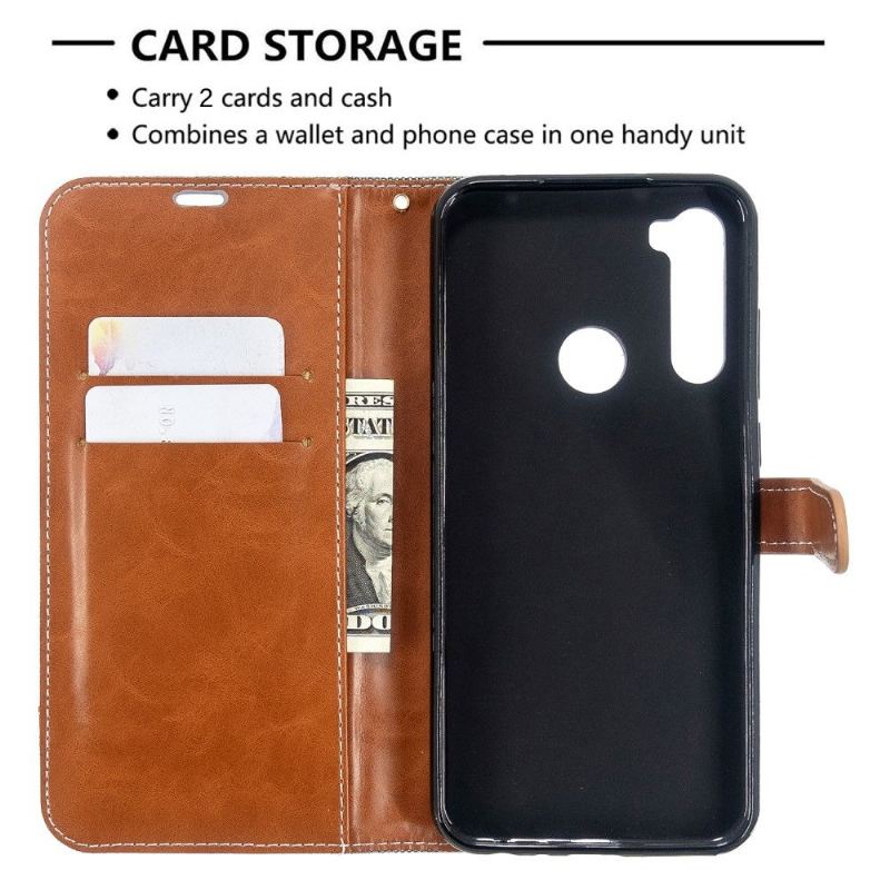 Case Für Xiaomi Redmi Note 8T Flip Case Stoffhüllenfolie