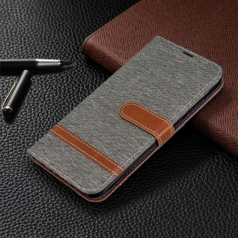 Case Für Xiaomi Redmi Note 8T Flip Case Stoffhüllenfolie