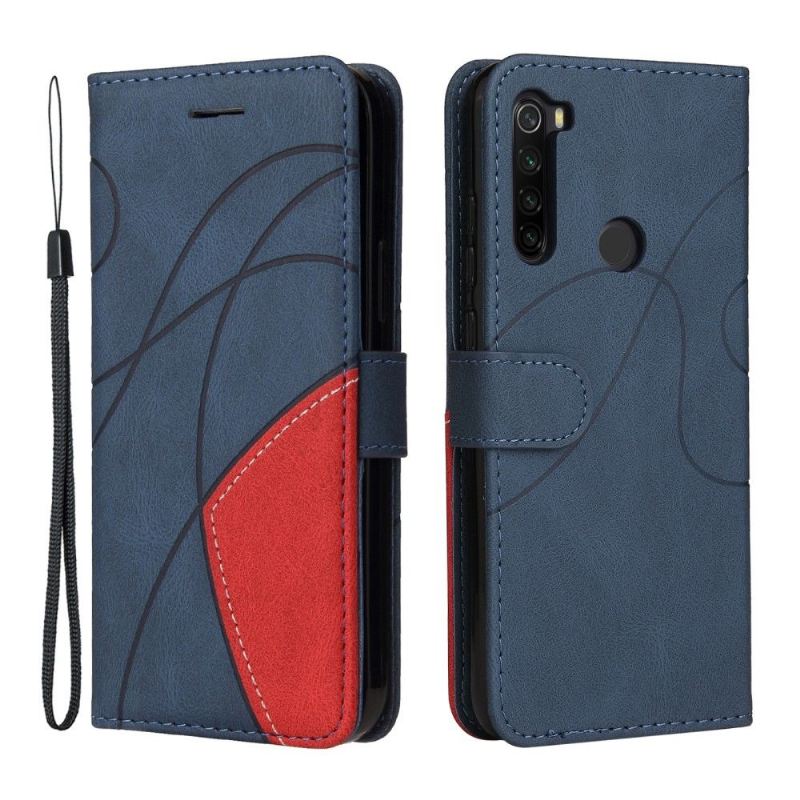 Flip Case Für Xiaomi Redmi Note 8T Bicolor Künstlerisch