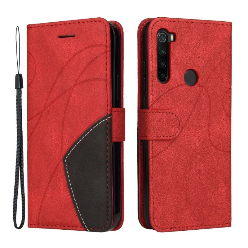 Flip Case Für Xiaomi Redmi Note 8T Bicolor Künstlerisch