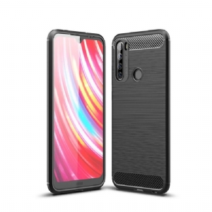 Hülle Für Xiaomi Redmi Note 8T Karbongebürstetes Gel – Schwarz