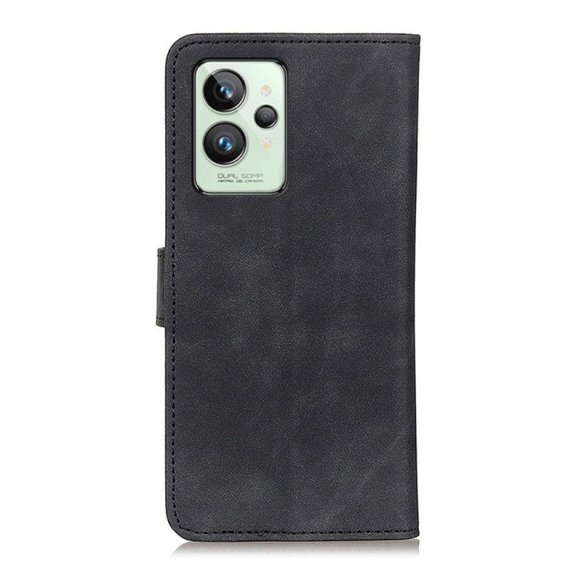 Flip Case Für Realme GT2 Pro Khazneh Vintage-ledereffekt