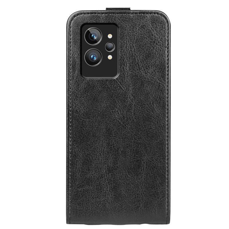 Lederhüllen Für Realme GT2 Pro Flip Case Vertikale Klappe