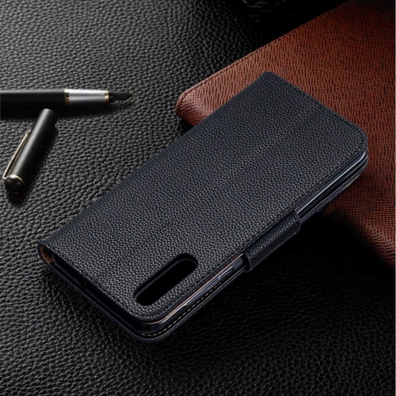 Case Für Samsung Galaxy A50 Flip Case Mit Riemen In Genarbter Lederoptik