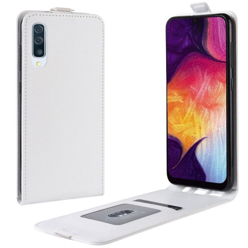 Case Für Samsung Galaxy A50 Flip Case Vertikales Kunstleder