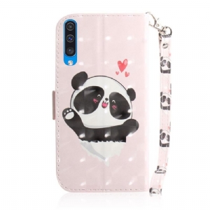 Case Für Samsung Galaxy A50 Mit Kordel Süßer Panda