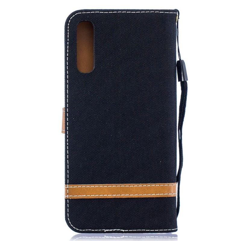 Case Für Samsung Galaxy A50 Stoffbezug Kartenhalter