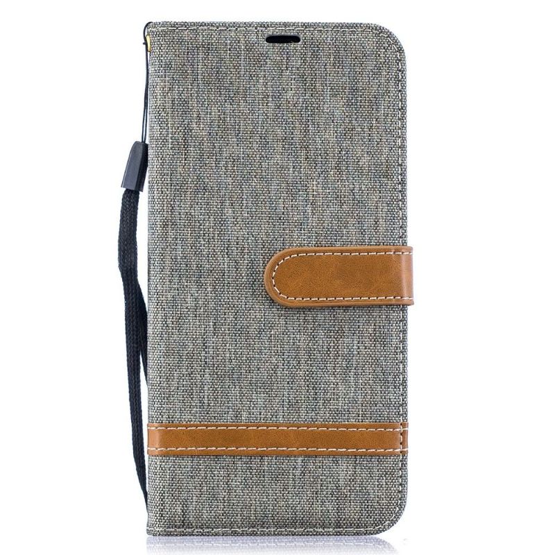 Case Für Samsung Galaxy A50 Stoffbezug Kartenhalter