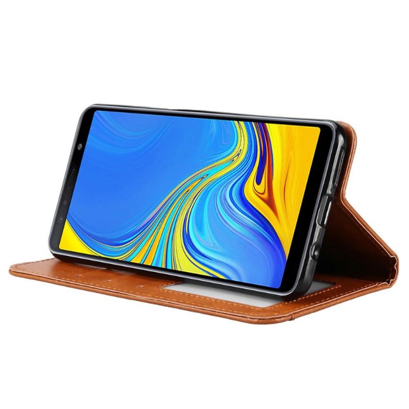 Flip Case Für Samsung Galaxy A50 Kartenetui Aus Leder