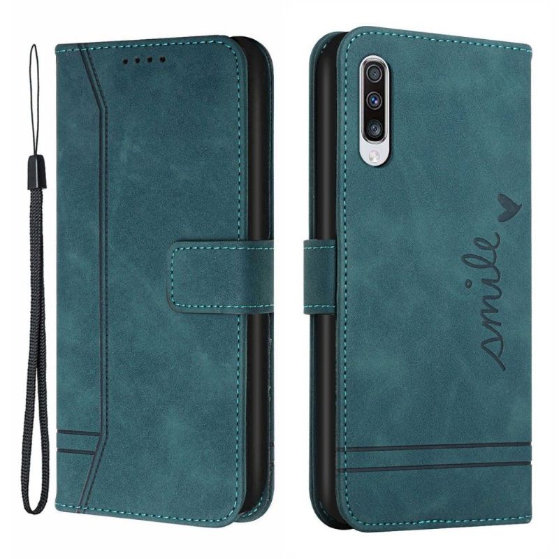 Flip Case Für Samsung Galaxy A50 Lachfältchen