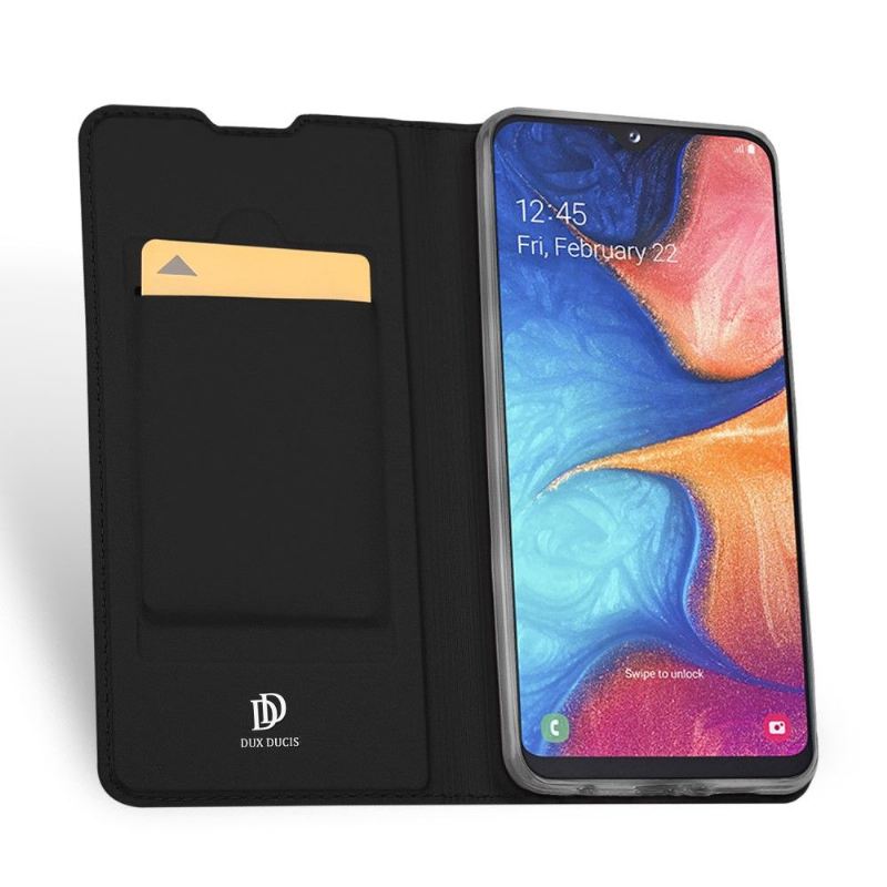 Case Für Samsung Galaxy A20e Business Kunstleder