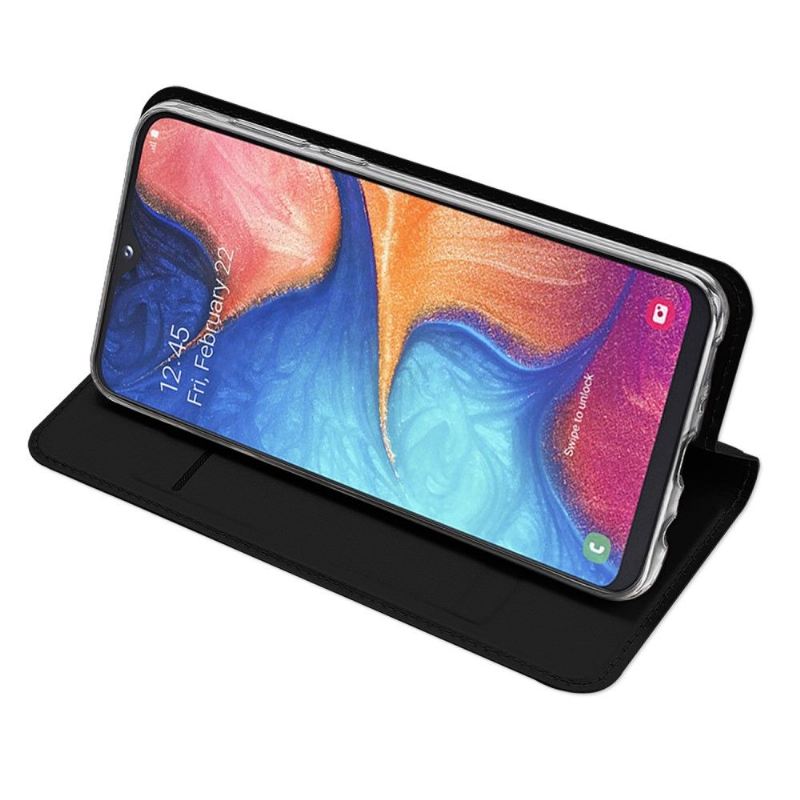 Case Für Samsung Galaxy A20e Business Kunstleder