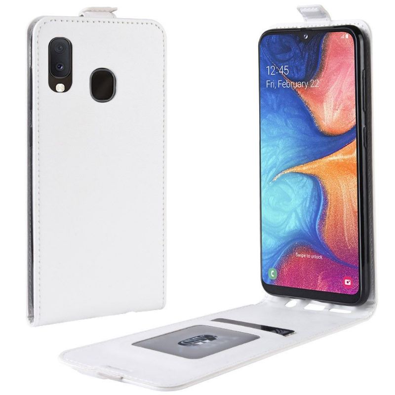 Case Für Samsung Galaxy A20e Flip Case Vertikales Kunstleder