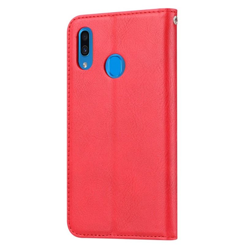 Case Für Samsung Galaxy A20e Ständeretui Aus Leder