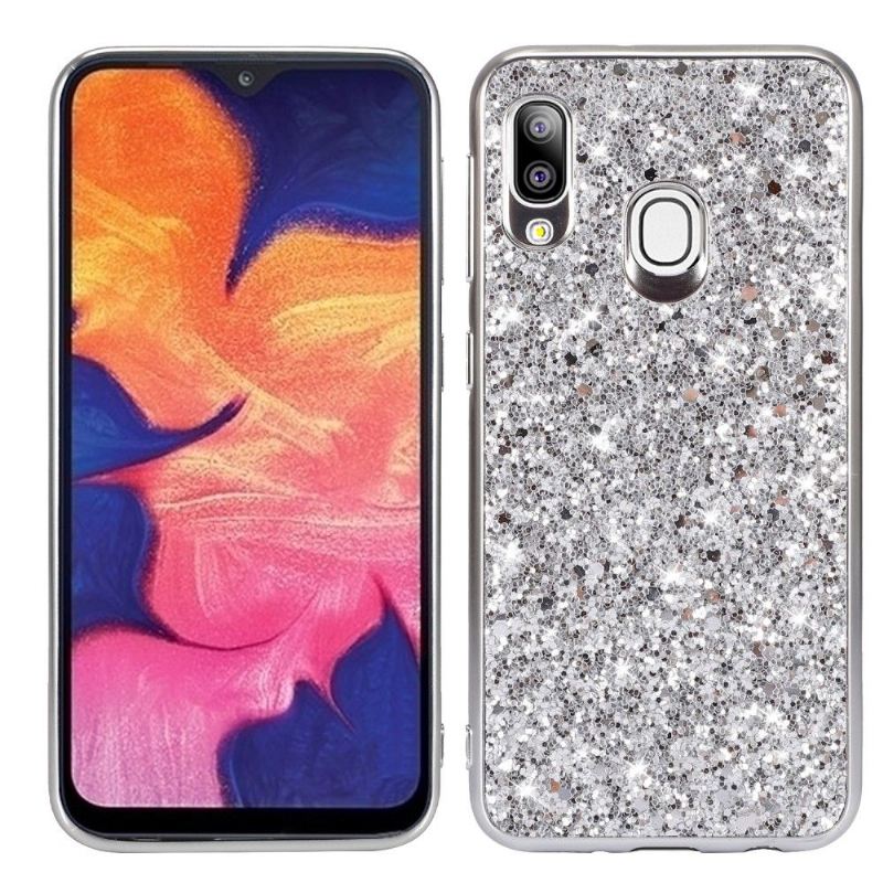 Handyhülle Für Samsung Galaxy A20e Glamouröser Glitzer