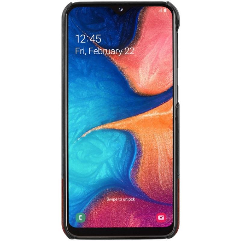 Hülle Für Samsung Galaxy A20e Imak Zweifarbiges Kunstleder