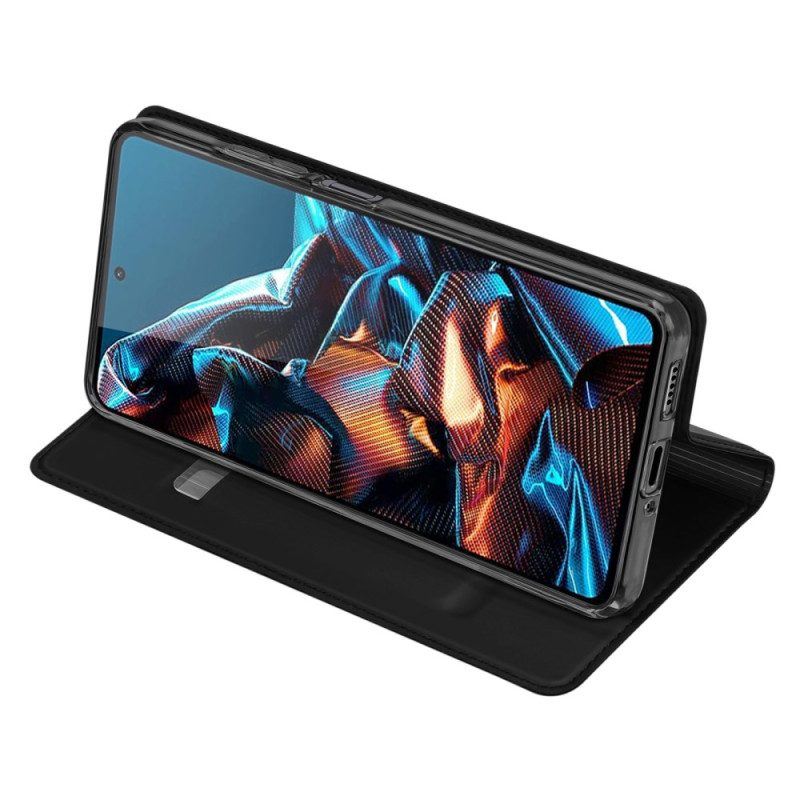 Schutzhülle Für Poco X5 Pro 5G Flip Case Skin Pro Dux Ducis