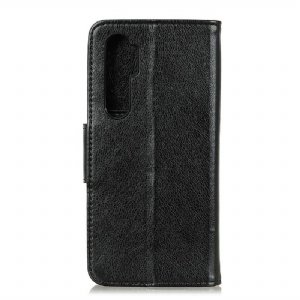 Flip Case Für Xiaomi Mi Note 10 Lite Stil Aus Gealtertem Leder